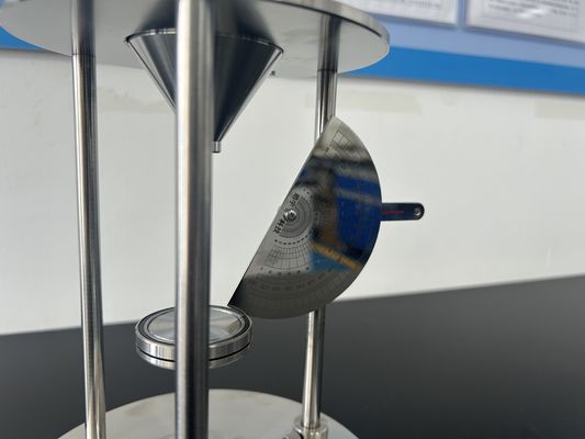 粉末リポジングアングルの測定 粉末流量計測器/粉末流動性分析器