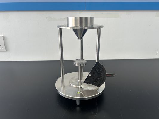 粉末リポジングアングルの測定 粉末流量計測器/粉末流動性分析器