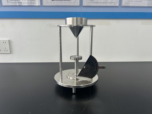 粉末リポジングアングルの測定 粉末流量計測器/粉末流動性分析器