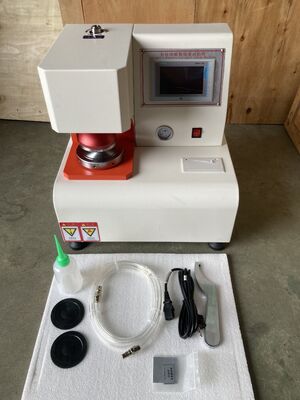 板紙および包装材料試験用の段ボール破裂強度試験機
